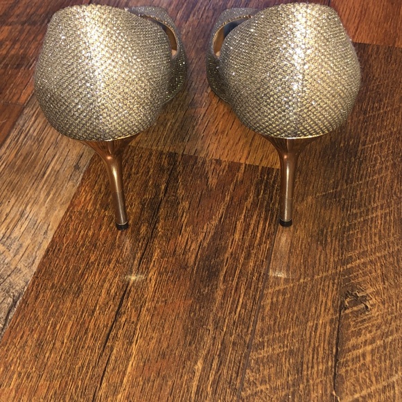 SOLD Jimmy achoo glitter peep toe - Picture 2 of 4